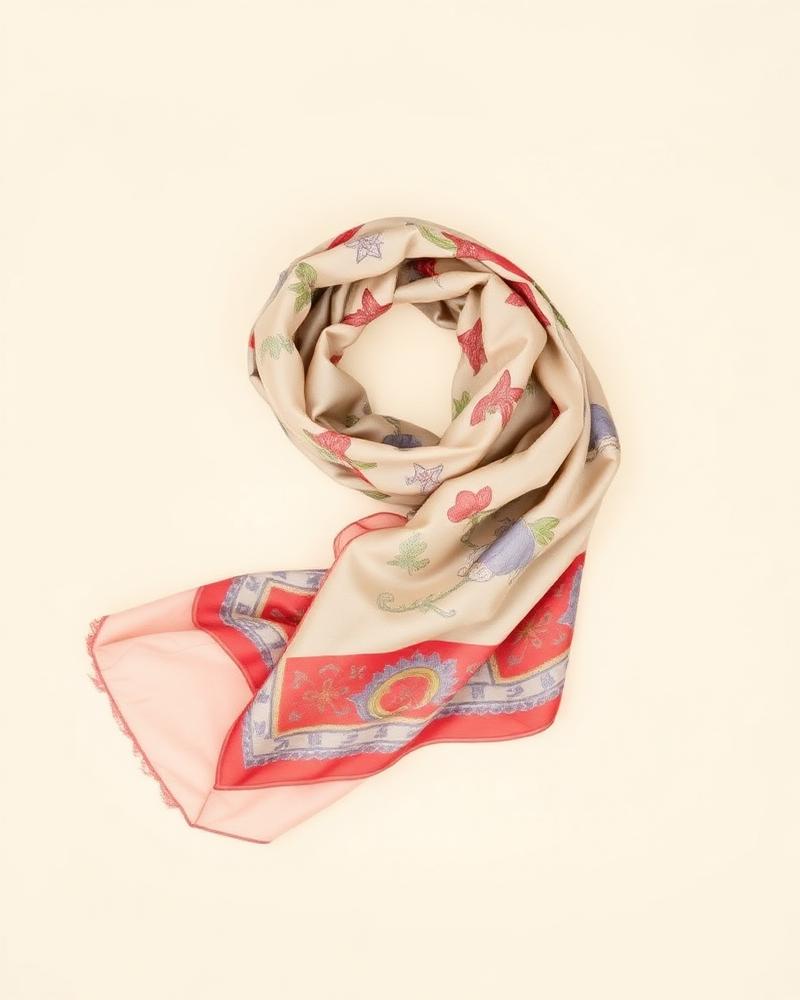 Silk Printed Scarf