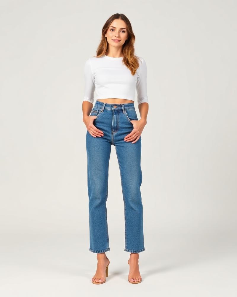 High Waist Mom Jeans